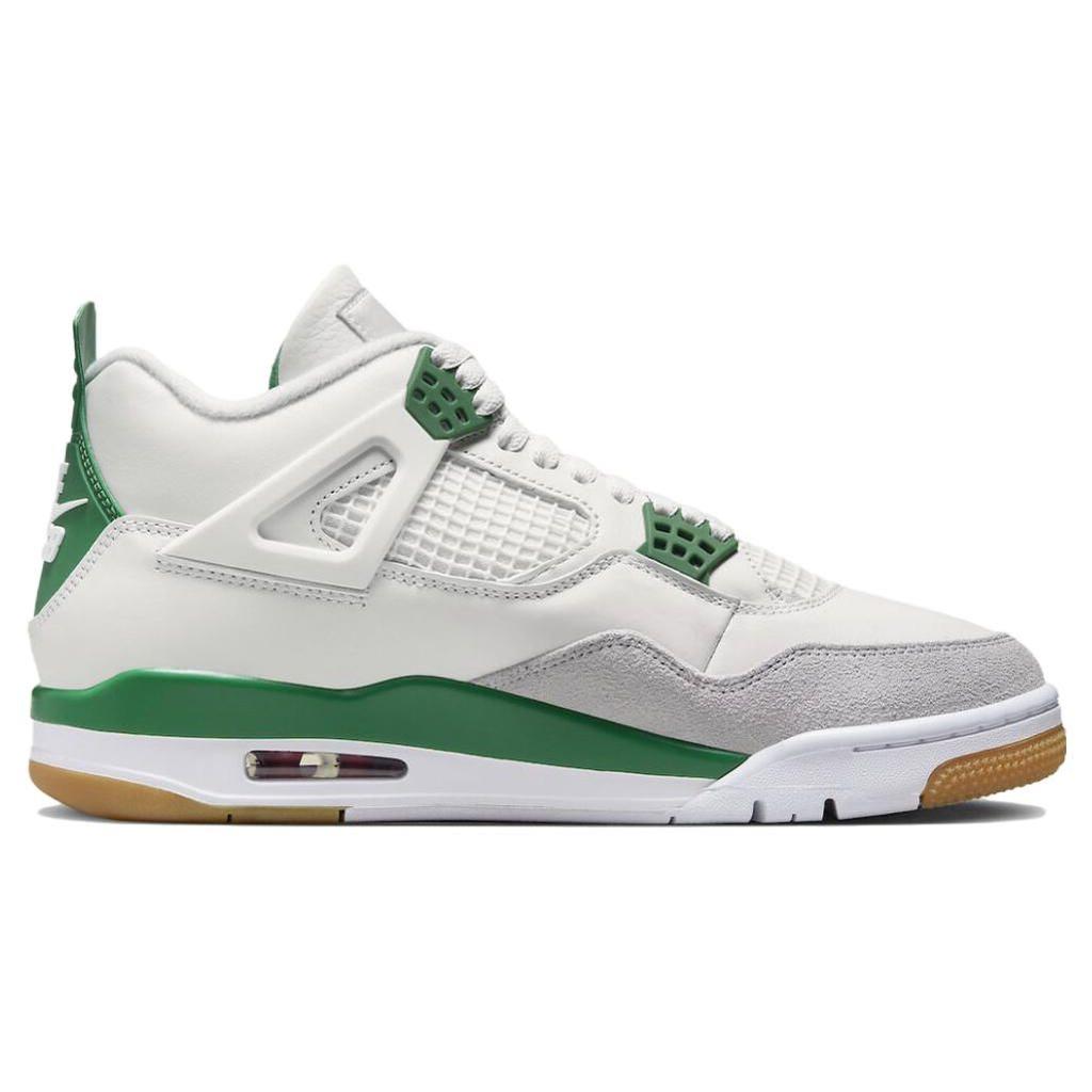 Air Jordan 4 Retro SP Pine Green Unisex Sneakers White Sail Neutral-Grey DR5415-103