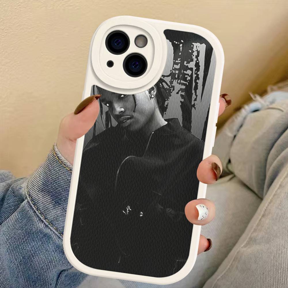 Hip Hop Rapper Asap-Rocky Phone Case For IPhone 16 15 14 13 12 11 Pro Max Plus Leather Soft Cover