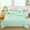 Summer Quilt Blanket Air Conditioning Thin Quilt Modern Printed Soft Quilted Plaid Bedspread Double King Size Bed Cover Bedding