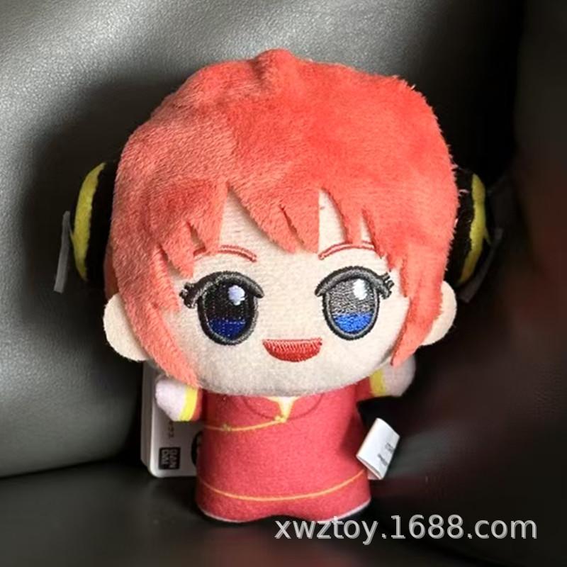 Authentic Anime Plush Characters GINTAMA Sakata Gintoki Kagura Okita Sougo Katsura Kotarou Plush Action Figure Model Toys