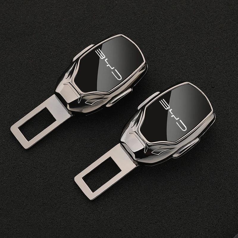 Car Seat Belt Extension Plug Metal Seat Belt Clip Adjustable Extender for BYD Atto Tang F3 E6 Yuan Song Qin Pro Auto Accessories