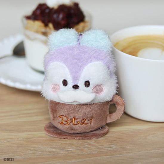 BT21 Брелок для ключей Minini Doll Latte ver.