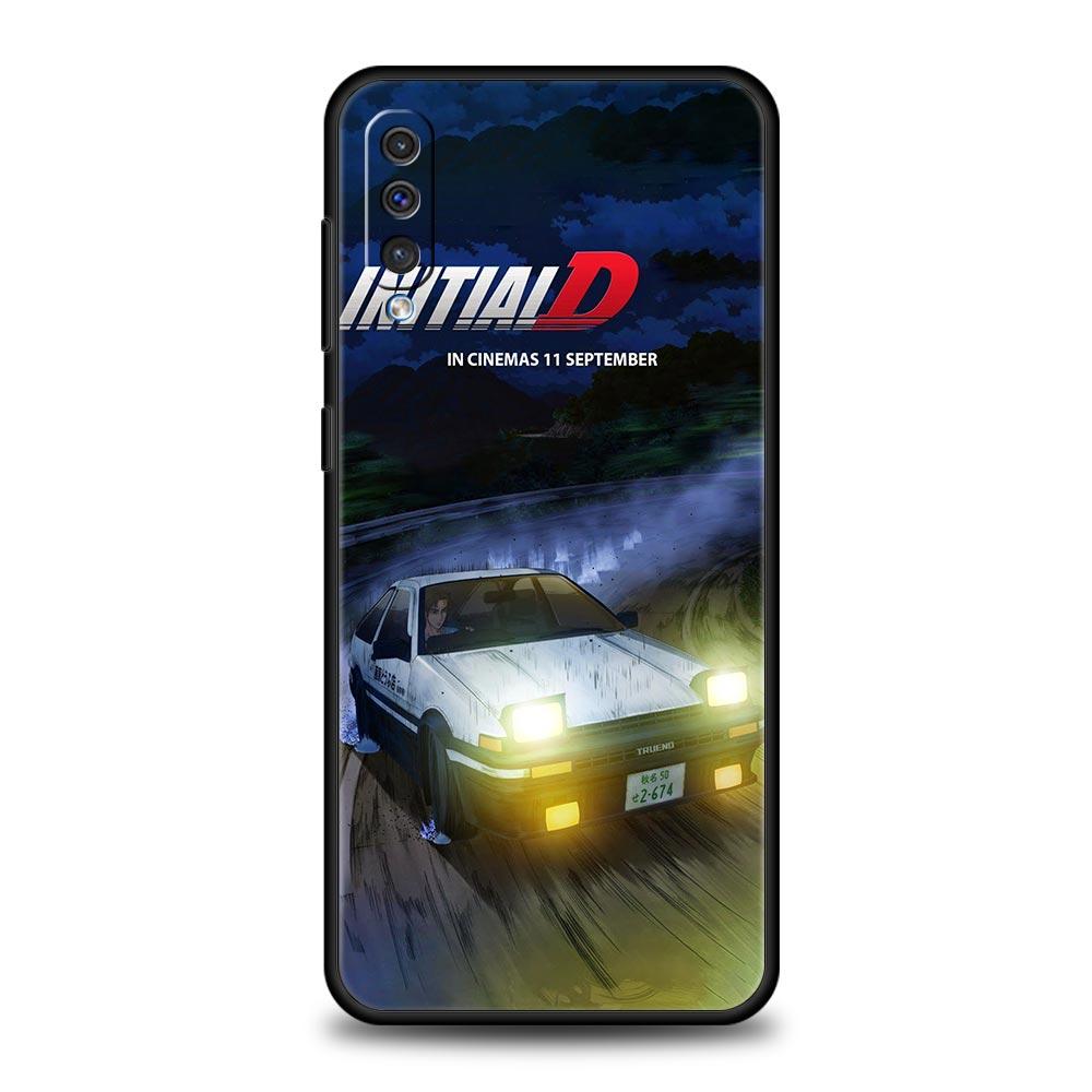 Чехол для телефона Initial D для Samsung Galaxy A56 A36 A26 A16 A34 A24 A42 A22 A20 A12 A40 A30 A10 5G Мягкая ТПУ Накладка Чехол Fundas