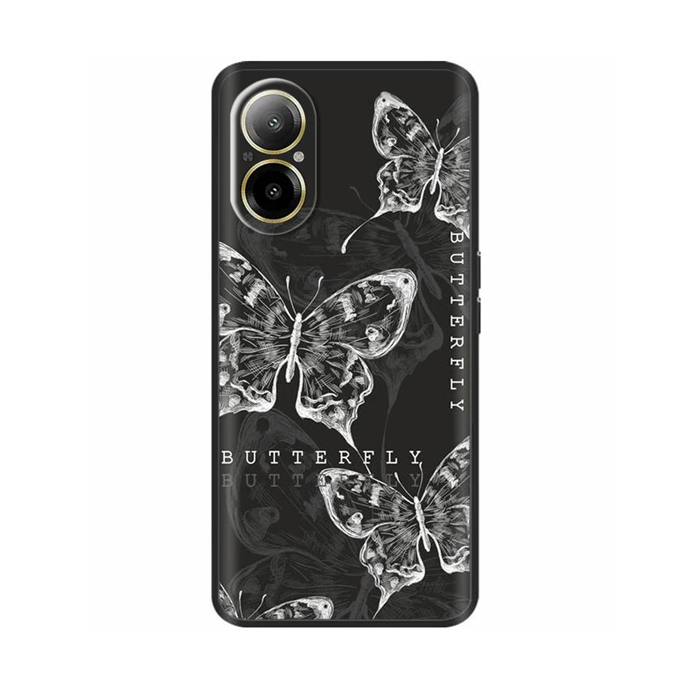 Для Realme C67 4G Чехол Накладка на телефон Крутой Милый Мягкий Гладкий Жидкий Силикон Бампер Для Oppo Realme C67 Полная Защита Задняя Крышка