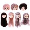 7 Styles 1/6BJD Doll Head Europe Ancient Doll Black Hair High Quality DIY Head Wear DIY Doll Head
