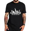 Crossfit T Shirt for Men No Pain No Gain Funny Design Black Tshirt Workout Inspirational Men's T-shirts Short Sleeve Summer Tees