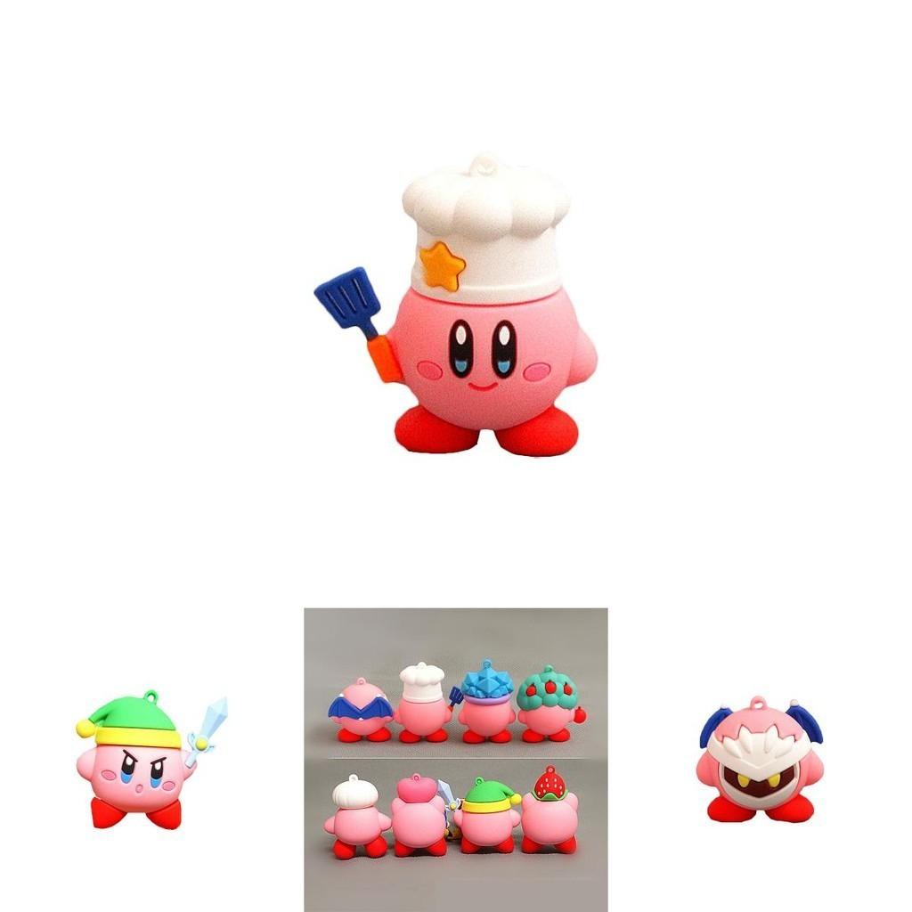 Очаровательные аниме-игры про Кирби, милый мультяшный розовый Кирби, Ваддл Ди Ду, ПВХ-фигурки для украшения