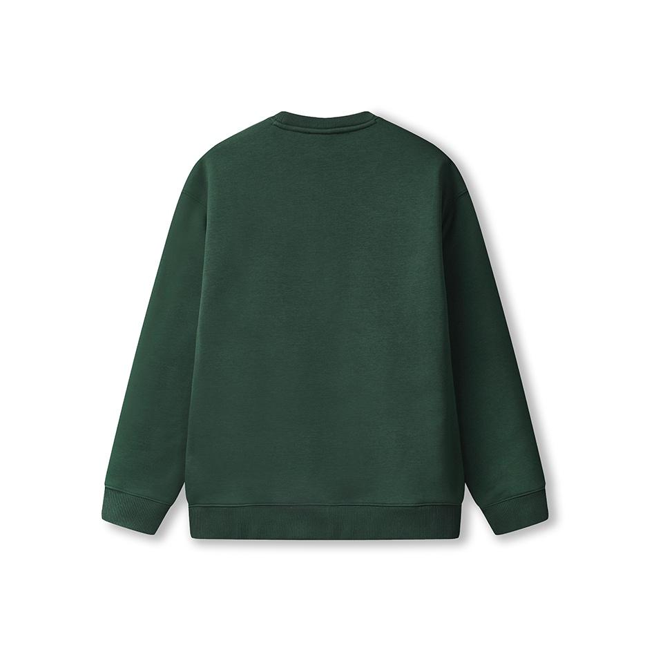 Fila Оригинальный флисовый пуловер Модный Классический Универсальный Мягкий Удобный Теплый Свободный Свитшот Свитшот Унисекс F51U549202F-GN