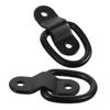 FUNOMOCYA 2 Pcs Heavy Duty Iron Molded Trailer Down Anchor Truck Multifunctional Tow Ring Heavy Duty Luggage Fastener
