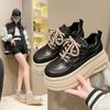 Platform Muffin Shoes Women's New Autumn Versatile Small Height Increase Casual Dad Shoes