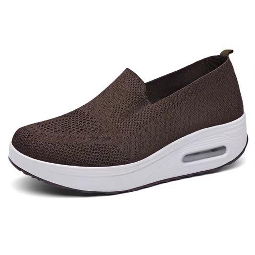 Женские повседневные кроссовки Slip on, дышащие, с сетчатым верхом, для бега, ходьбы, езды на велосипеде, вождения