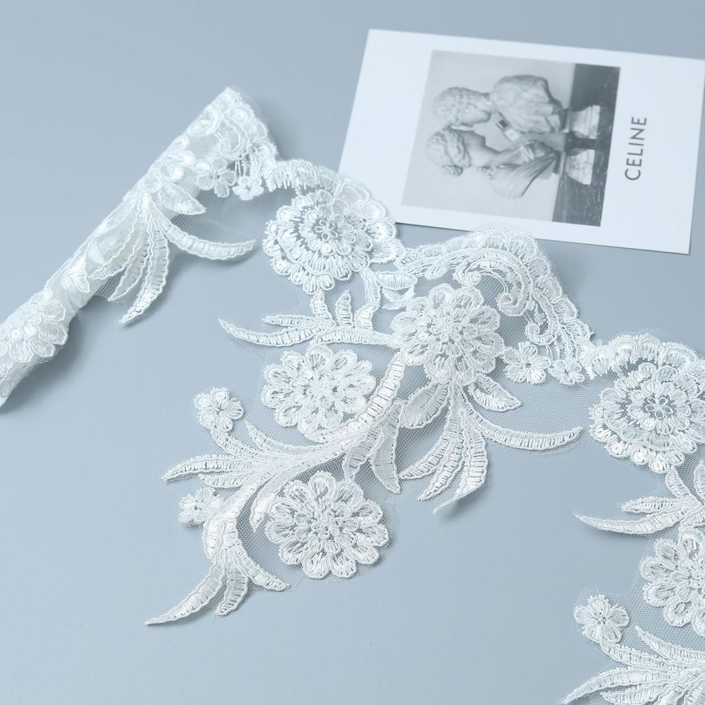 Transparent Sheet Flower Car Bone Lace Lace Clothing Hem Decorative Lace 21Cm