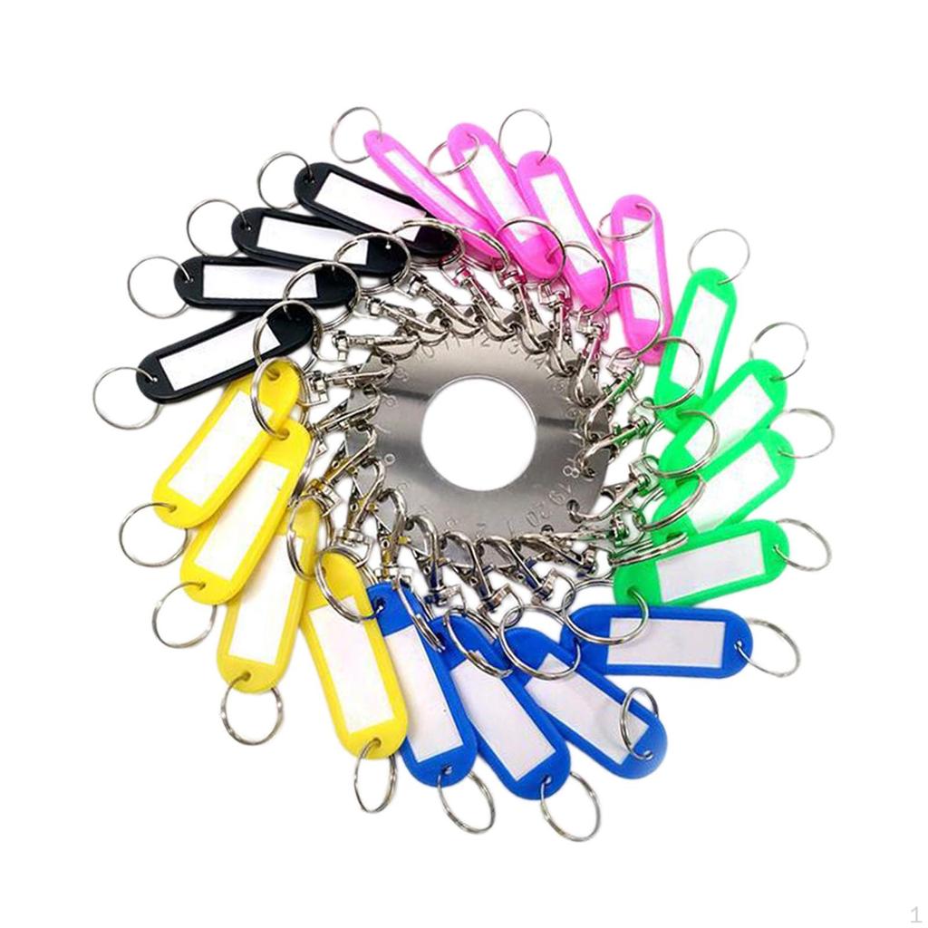 Compact Key Holder with Handle And Label Tags for Easy Organization