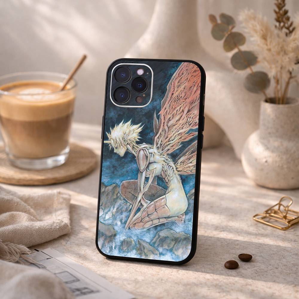 Classic C-Claymore Claire Phone Case For iPhone17,16,15,14,13,12,Plus,Pro Max, 5G Others Soft Black Cover