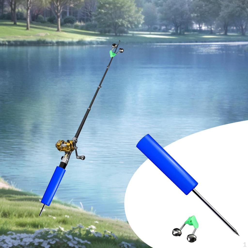 Держатель для удочки, подставка для удилища, легкий, разборный, с колокольчиками, поддержка для