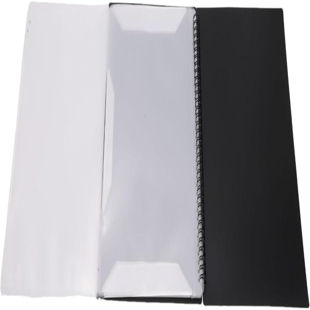 Black Piano Music Sheet Folder Plastic A4 Document Folder Music Notebook For Band Performers