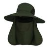 Outdoor UV Protection Sun Hat Fishing Hat with Face Cover and Neck Flap for Men and Women Hiking Climbing Gardening