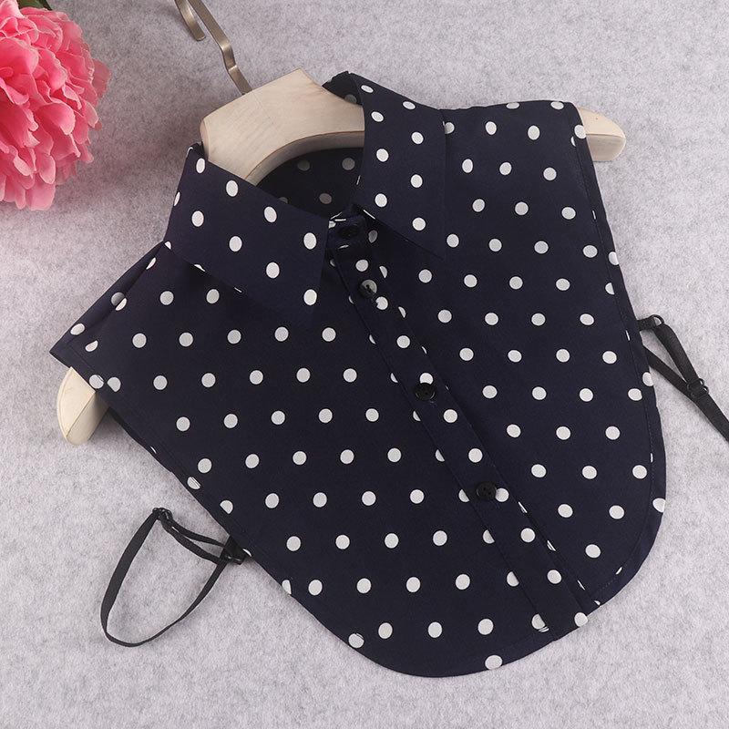 Shirt Fake Collar for Women Removable Laple Button Down Half Shirt Detachable Collar False Collar Mujer Sweater Gift