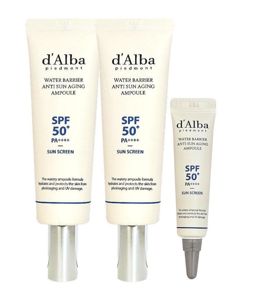 d'Alba Солнцезащитная ампула 50 мл x 2 + 7 мл x 1