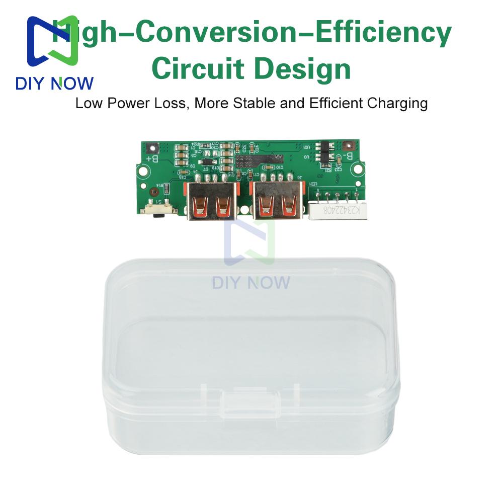 Материнская плата для быстрой зарядки PD/QC/VOOC 2,5 В, power bank DIY, плата источника питания для литиевой батареи 3,7 В