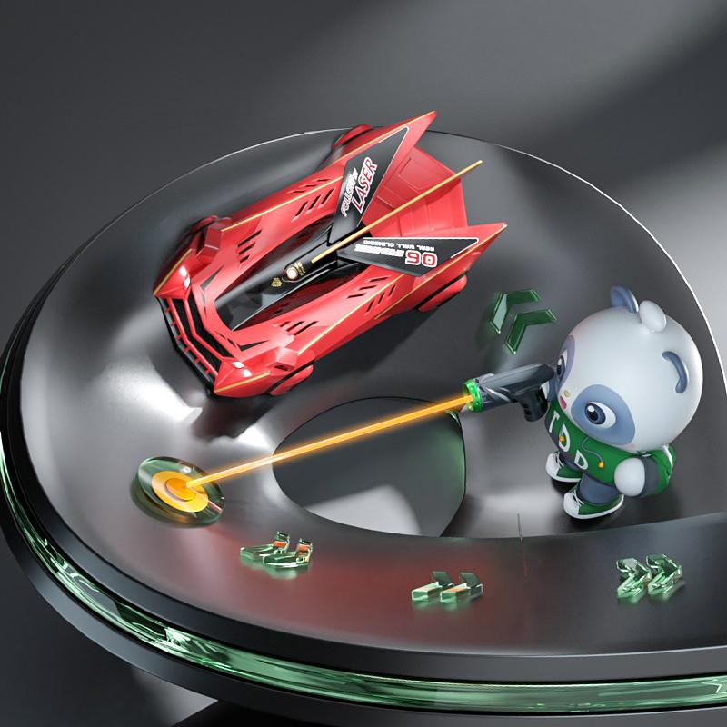 Infrared Sensor Remote Control Wall-Climbing Car, Four-Wheel Drive Toy Racing Car For Children