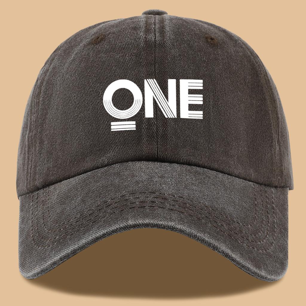 Printed Baseball Cap Fashionable Street Style Peaked Cap Unisex Adjustable Sun Hat