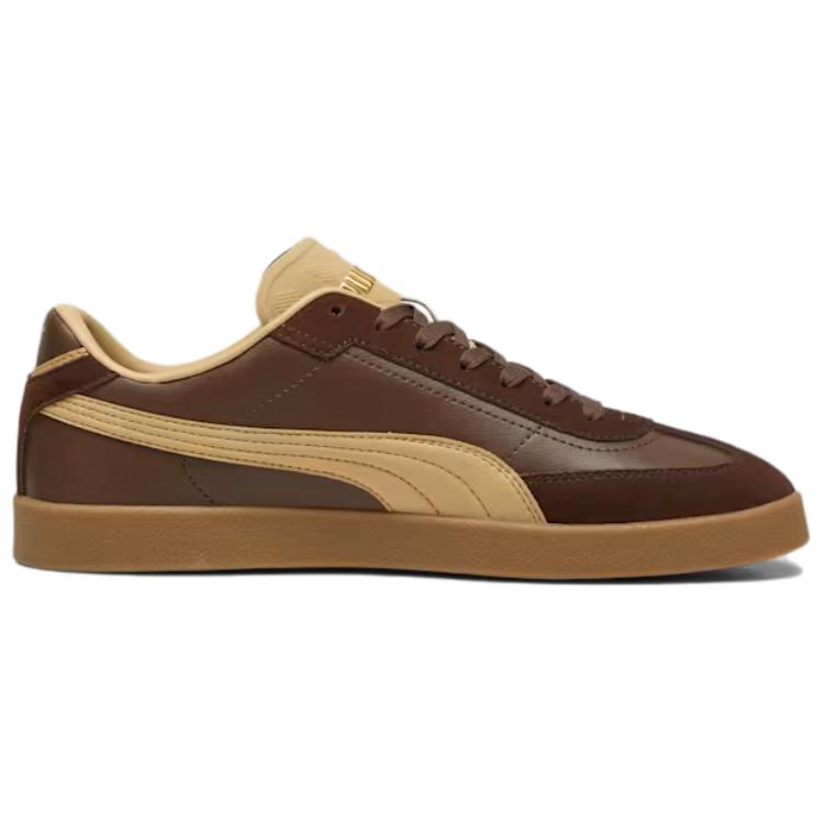 Puma Club II Era Soft Comfortable Low-Top Sneakers Unisex Sneakers Brown 397447-01