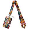Black Cat Credential Holder Lanyards DIY Hang Rope Lightweight Keys Neck Strap Adjustable Length Retractable Gym Phone Straps