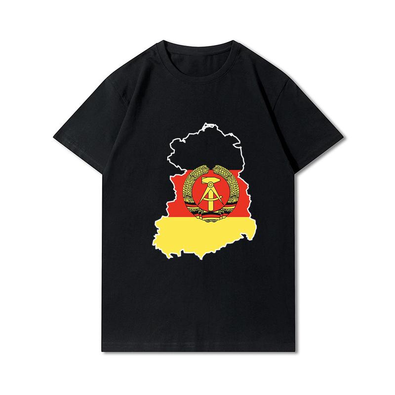 Мужская хлопковая футболка премиум-класса в стиле Харадзюку, ddr Germany, старик, говорящий, футболки с принтом, забавный стиль, хлопковая футболка с круглым вырезом, повседневные футболки
