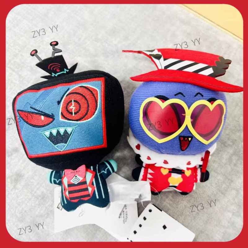 10 см Хлопковая кукла Hazbin Hotel Vox Имитация Младенца Модная Игровая Игрушка для Фестивального Подарка Анимационный Фильм Периферия Коллекционная