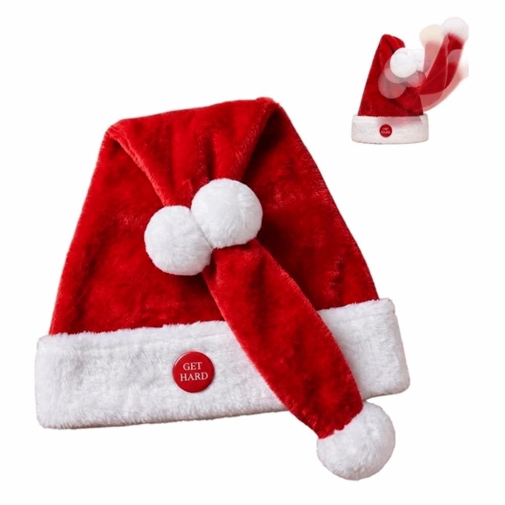 Motorized Motion Electric Christmas Hat Adjustable Fit Swing Musical Toy Hat Gift Exchanges
