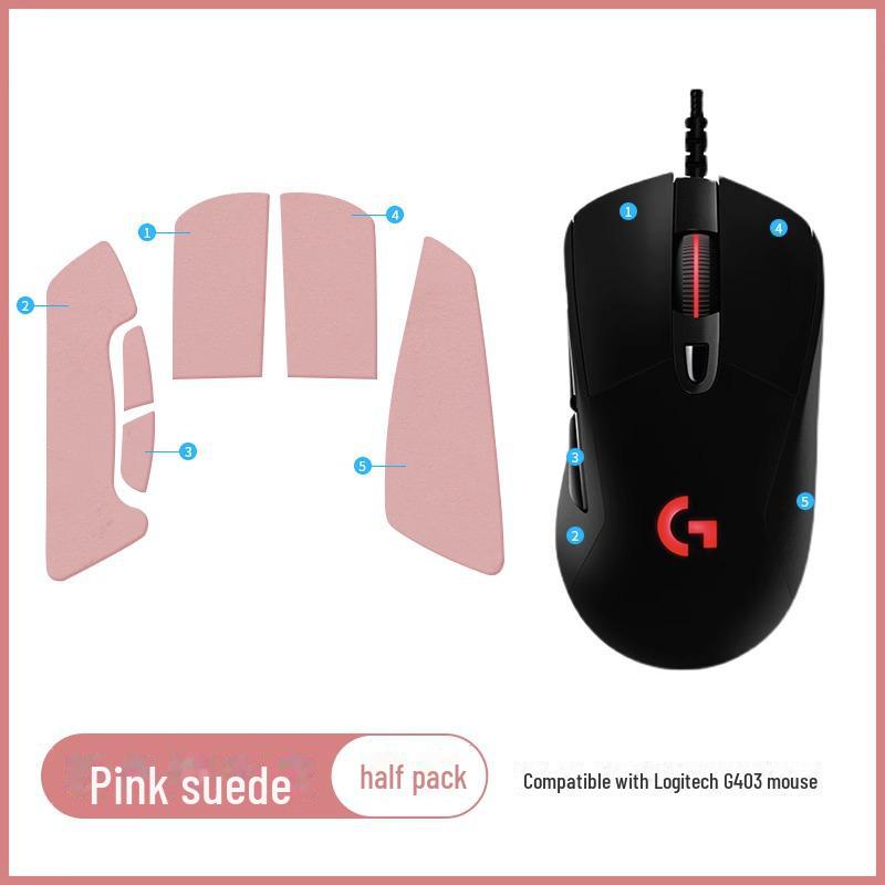 Logitech G703/G603/G403 Mouse Anti-Slip, Sweat-Absorbent, Sweat-Proof Side Stickers & Foot Pads
