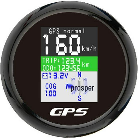 85-мм цифровой спидометр с GPS для грузовиков 12/24 В, коммерческого транспорта, морского транспорта и строительной техники