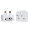 2 Pin To 3Pin European To UK EU To UK Converter Travel Plug Adapter Power Socket