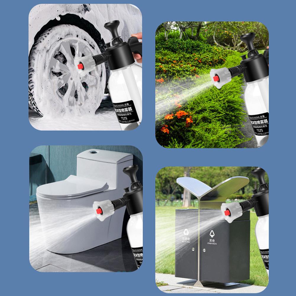 Быстрая мойка автомобиля пенный распылитель пневматический ручной 2 л бутылка для воды дезинфицирующего средства для автомобиля дома пена высокого давления удобный