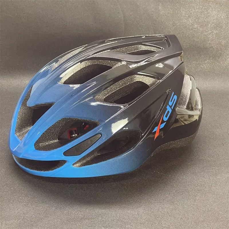 Xidesheng Bicycle Outdoor Sports Road Mountain Aerodynamic Breathable Cycling Ultra-Light Safety Helmet for Men and Women Universal