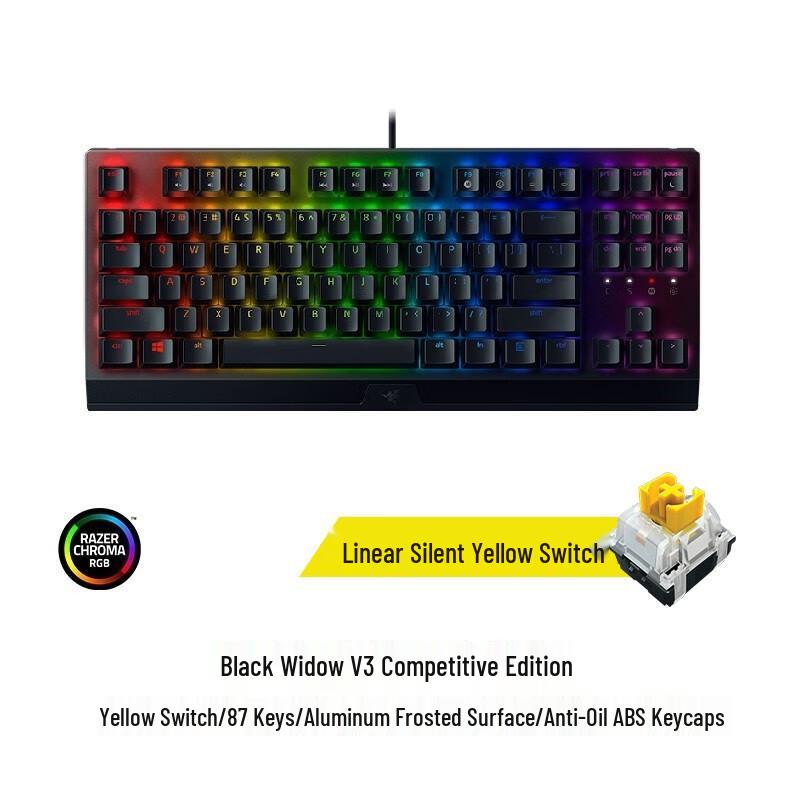 Механическая игровая клавиатура Razer BlackWidow V3 Tenkeyless RGB