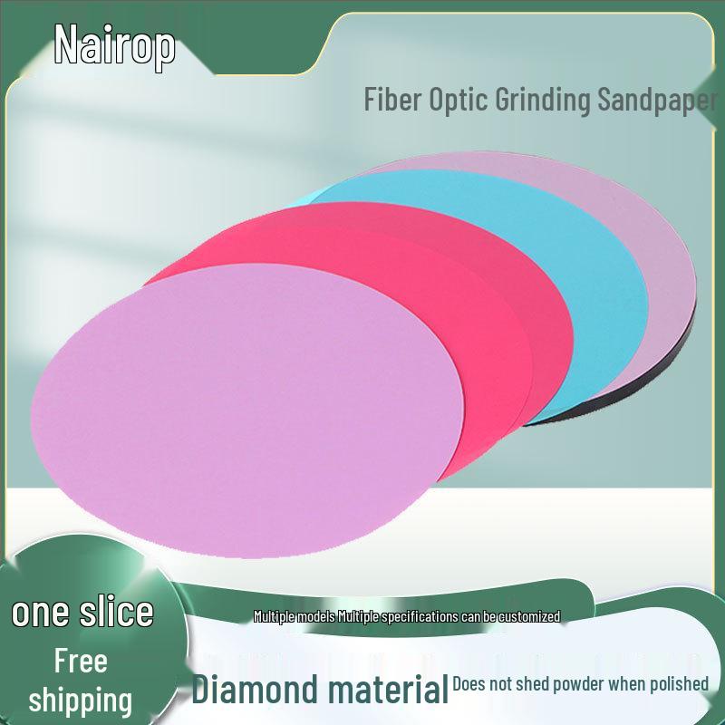 Полировальная машина Nailuo Pu ADS Fiber D1: Алмазная наждачная бумага 127 мм для ручной полировки волокна