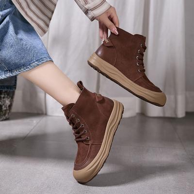 Женские ботинки на одну туфлю, Новая женская обувь, Простые, Ретро, Универсальные, Повседневные