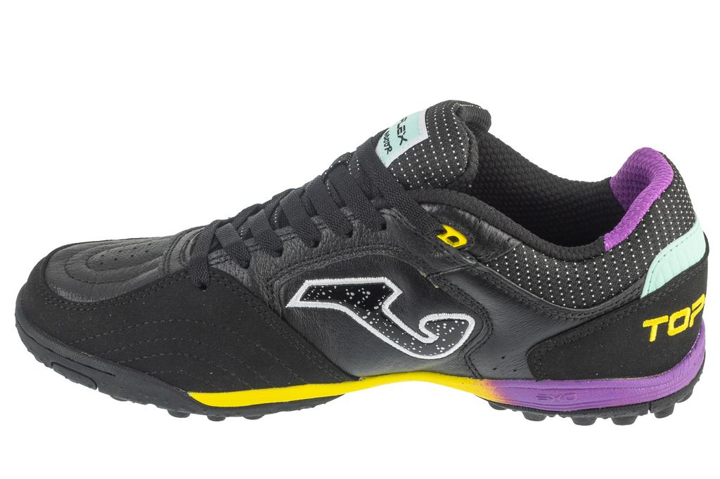 Joma Top Flex 25 TOPS TF, Мужские черные футбольные бутсы для газона
