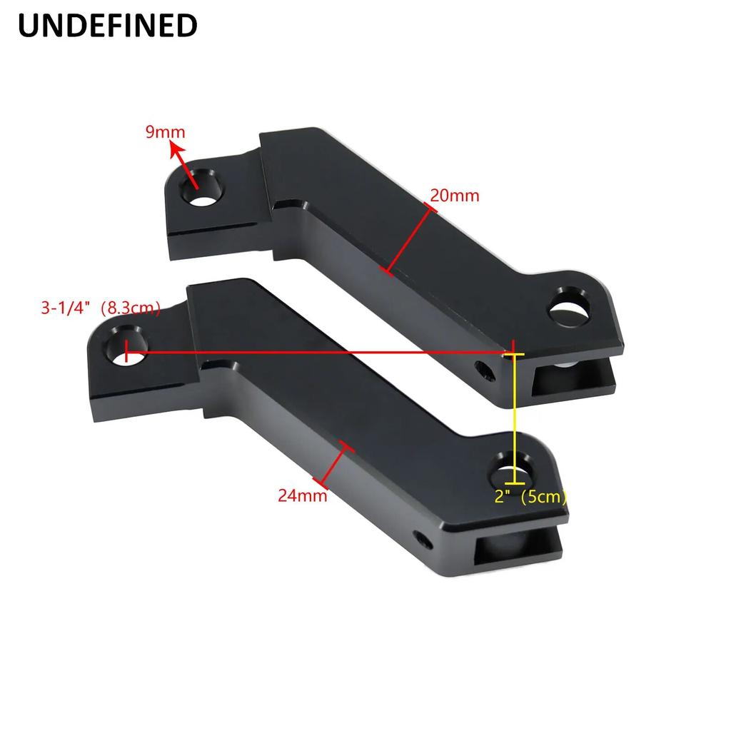 Motorcycle Male Mount Foot Pegs Support Extension Bracket for Harley Sportster 883 Softail Fatboy Dyna Chopper Bobber Universal