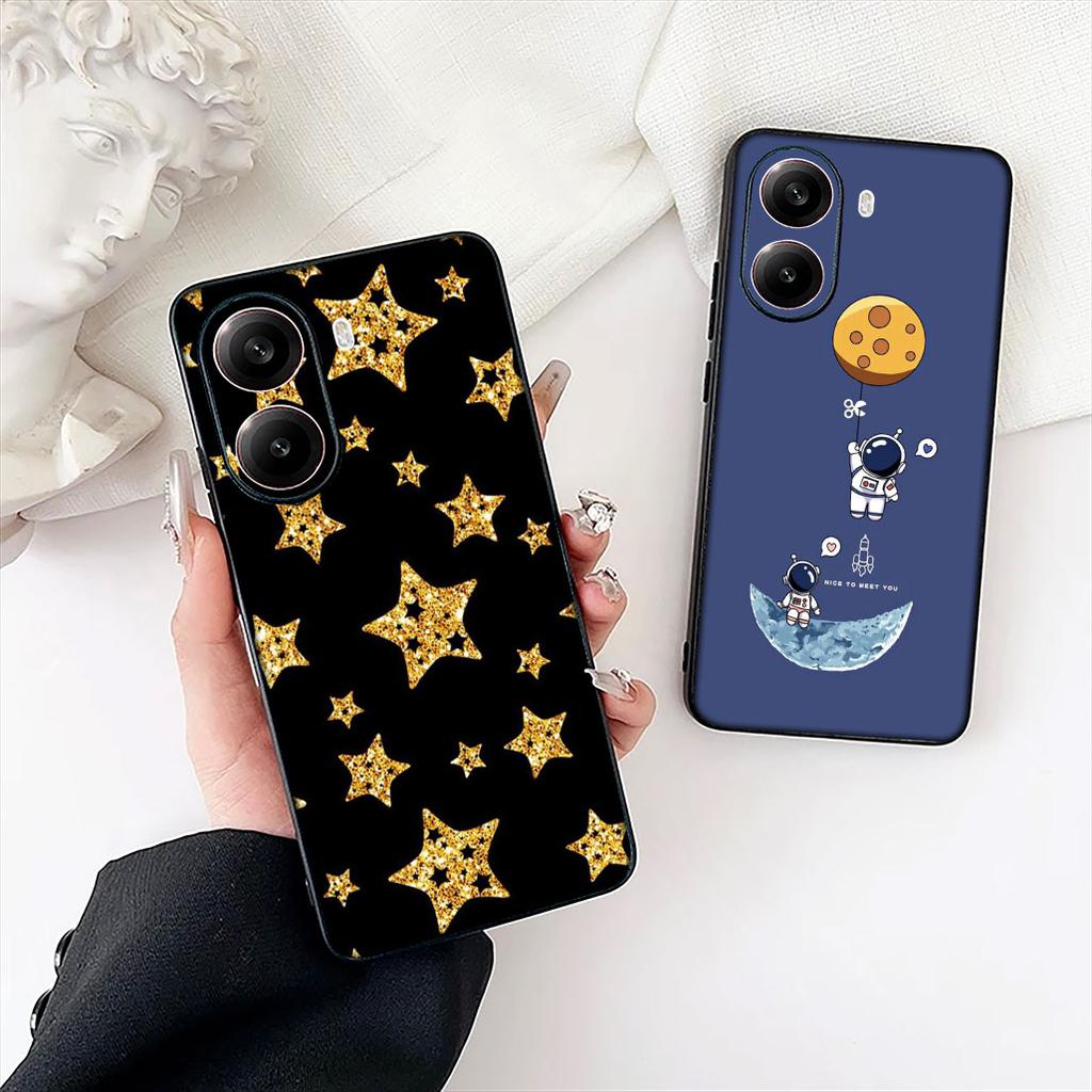Astronaut Galaxy Moon Heaven Stars Cover for Samsung Galaxy Note 20 9 10 S8 S10 Lite S9 Plus A54 A53 A21S S10E A17 Phone Case
