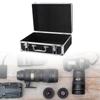 Чехол-коробка для переноски, портативный многоцелевой, для хранения беспроводного микрофона, демонстрационного оборудования