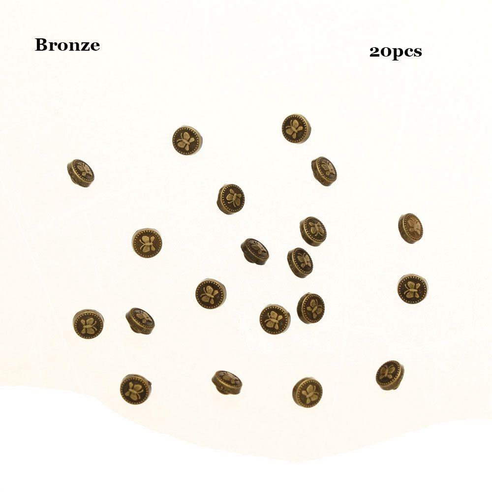 Craft Butterfly Decoration Mini Coat Buttons Clothing Sewing Buckle DIY Doll Clothes Metal Buckles