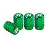 New 4PCS Aluminum Alloy Car Tire Valve Covers For Volkswagen VW Golf R Rline Tiguan Polo GTI CC Passat Sticker XKLiuQMX-Rline