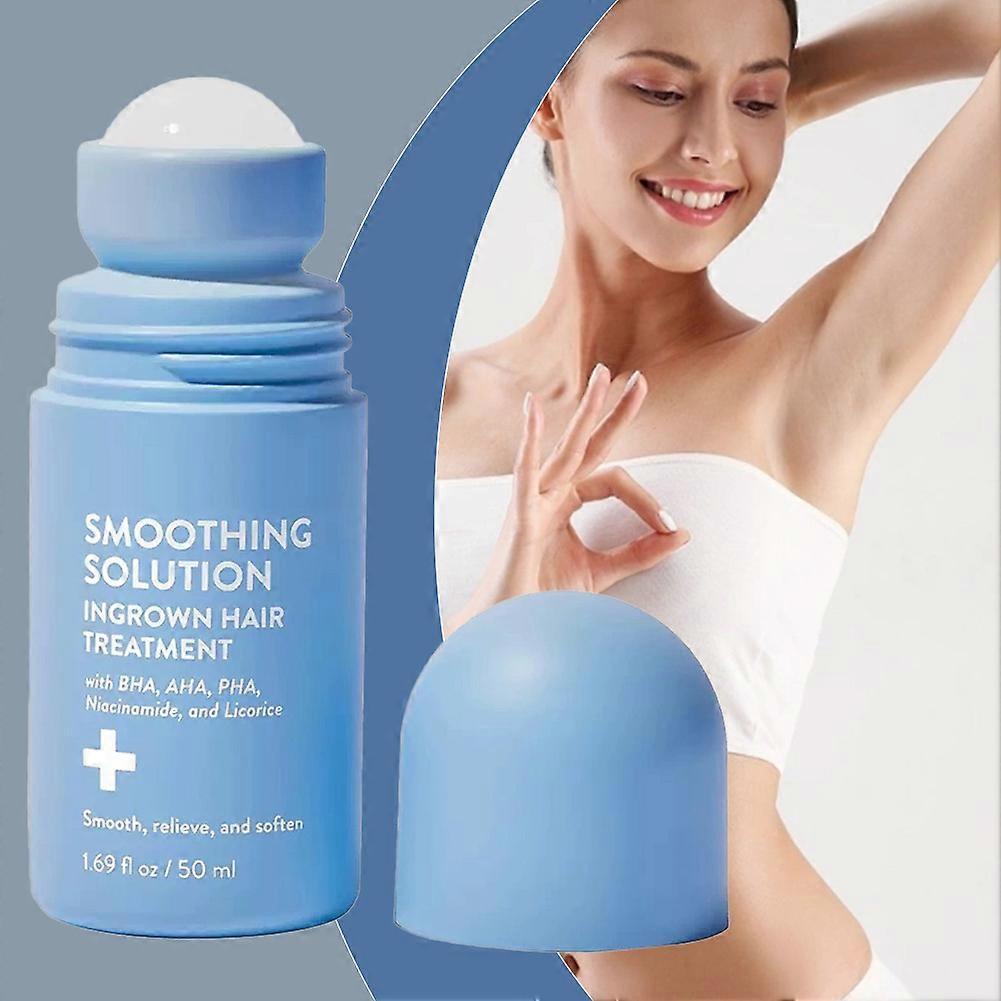 50ml Ingrown Hair Treatment Serum for Bikini Line Underarms and Legs Redness Relief with Natural Plant Extracts Non-Greasy Fast Absorbing Gentle
