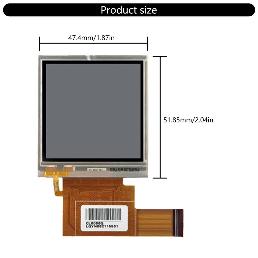 Clear Visuals Small LCD Display Ecofriendly Technology Semi Translucent for Various Lighting Conditions Embedded Systems