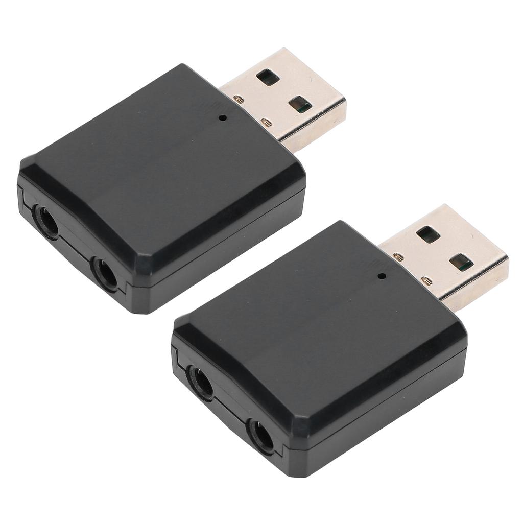 2Pcs Bluetooth 5.0 O Transmitter Receiver 2 In 1 Adapter for TV Car Computer