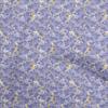 Cotton Poplin Medium Blue Fabric Abstract Floral Sewing Craft Projects Fabric Prints By Yard 42 Inch