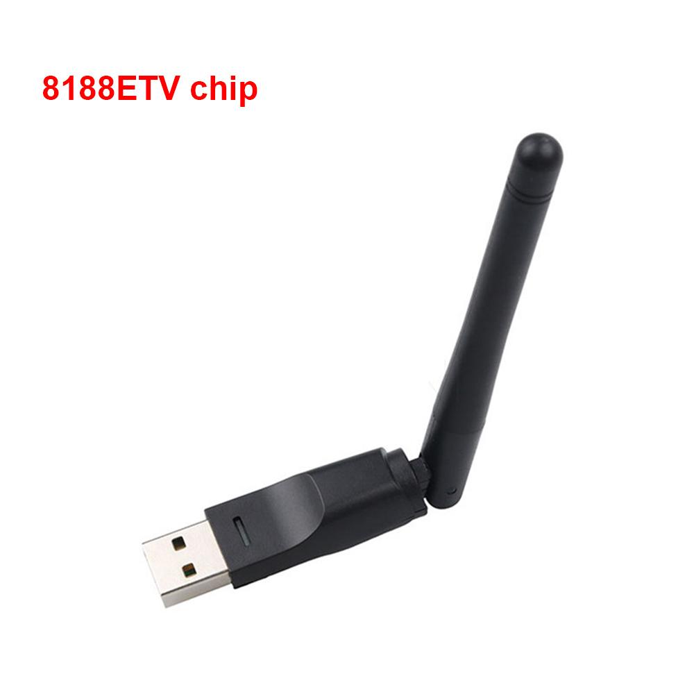 1PC Mini USB WiFi Adapter 150Mbps 2.4G Wireless Network Card USB LAN Dongle 802.11 B/g/n 5db Antenna Wi Fi Receiver For PC Laptop